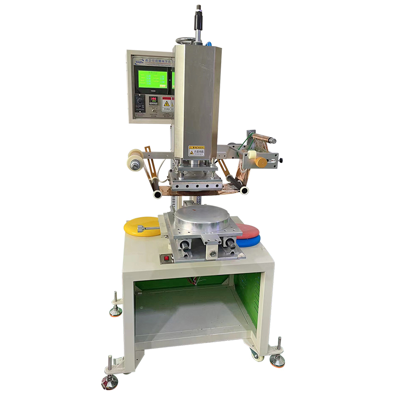TYT-200FC-B2P Pneumatic Booster Flat Hot Stamping Machine with Sliding Table
