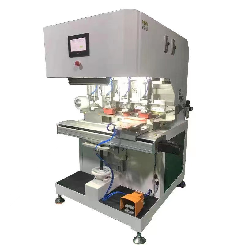 TY-15SD4SC Servo Independent Pad 4-Color Shuttle Pad Printing Machine
